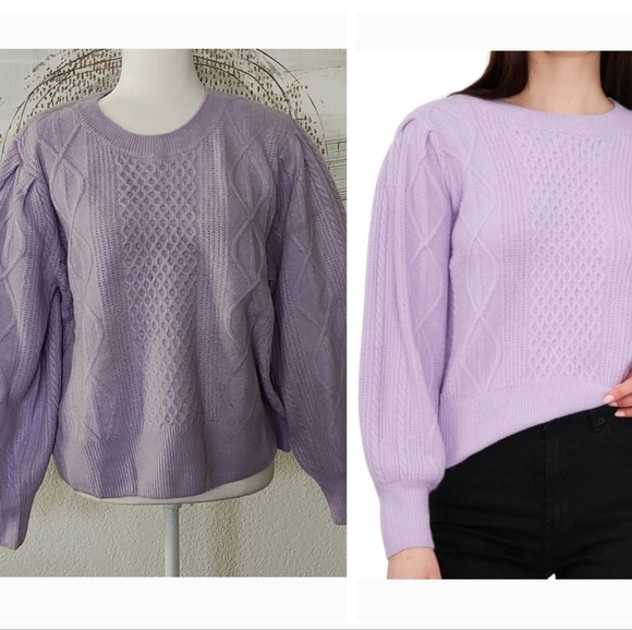 New 1 State Purple Heater Soft Sweater Size XXL - Picture 1 of 10